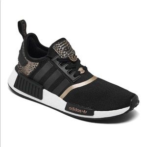 Adidas NMD R1 Black/ Rose Gold-Tone Shoes NEW w/ Box Size 7